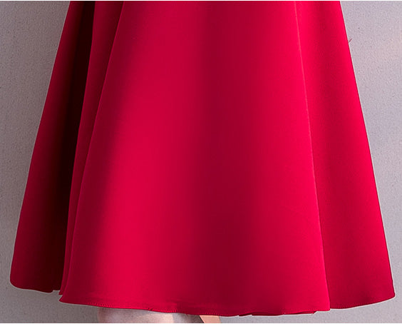Fit and Flare Embroidered Qipao / Cheongsam Party Dress