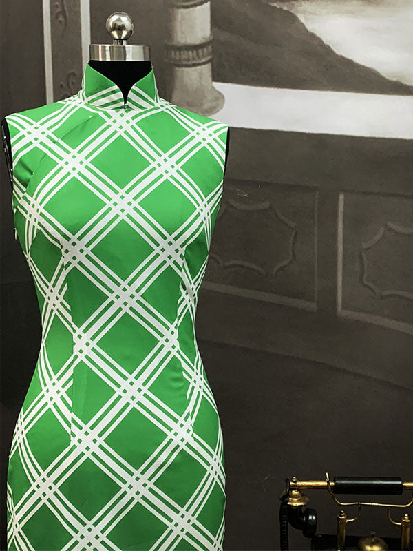 Maggie Cheung Green Cheongsam Dress in Movie Mood for Love
