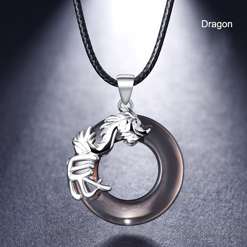 12 Zodiac Animals Pendant Necklace Birthday Gift