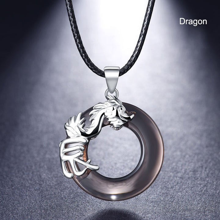 12 Zodiac Animals Pendant Necklace Birthday Gift