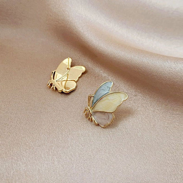 S925 Silver Butterfly Stud Earrings