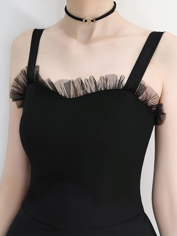 Short Fit & Flare Slip Evening Dress