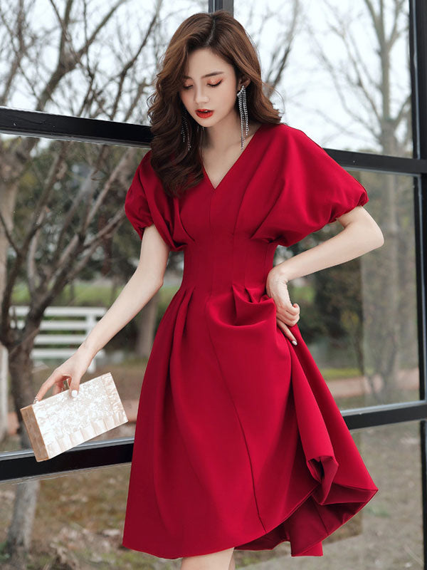 Acka puff sleeve flare dress サイズ2 Acka puff sleeve flare dress（CATEGORY OCCASION | Acka