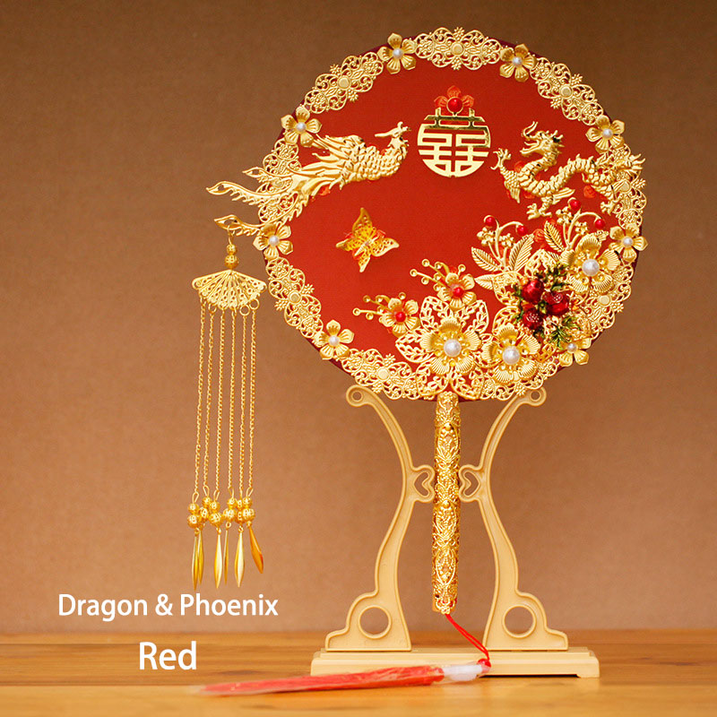 Chinese Vintage Bride Handheld Fans