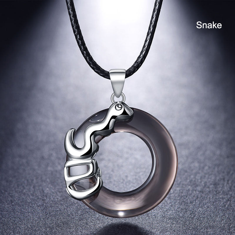 12 Zodiac Animals Pendant Necklace Birthday Gift12 Zodiac Animals Pendant Necklace Birthday Gift