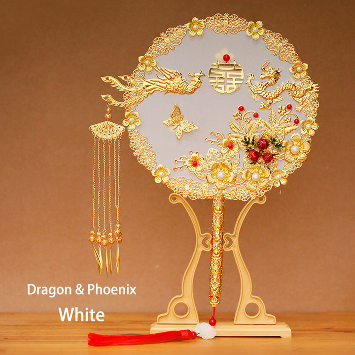 Chinese Vintage Bride Handheld Fans